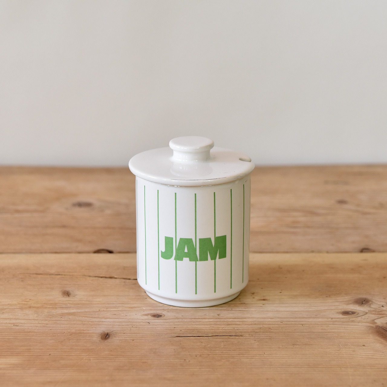 Hornsea "Stripe" Series Jam Pot（JAM）/ ホーンジー ストライプ シリーズ ジャム ポット（ジャム）/ 2206BNS-UK-024b