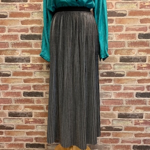 agnes b. Charcoal Grey Pleats Skirt