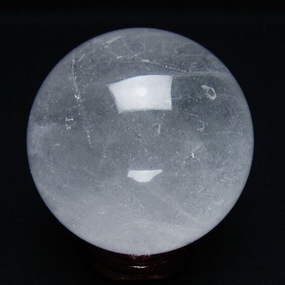 水晶 丸玉 65mm スフィア 置物 水晶玉 一点物 151-8901