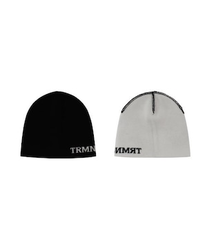 [TREEMINGBIRD] TRMNGBD Reversible Beanie [ Black ] 正規品 韓国ブランド 韓国通販 韓国代行 韓国ファッション TRMNGBD tmb TREEMING BIRD 日本 店舗