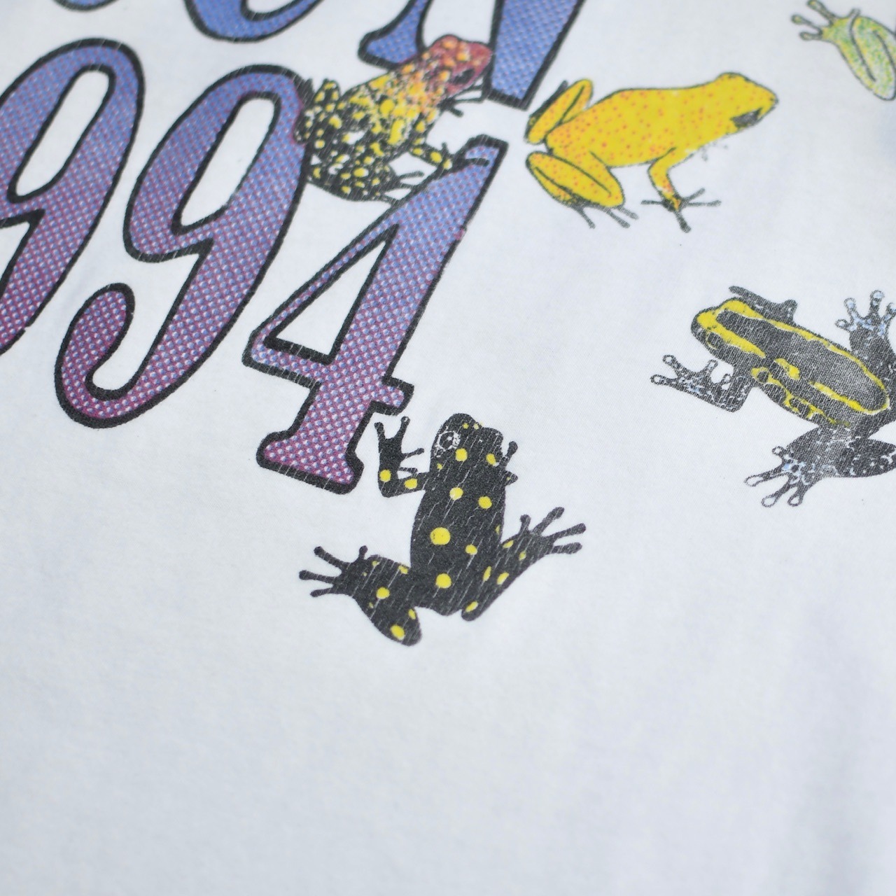 94's various frogs print tee
