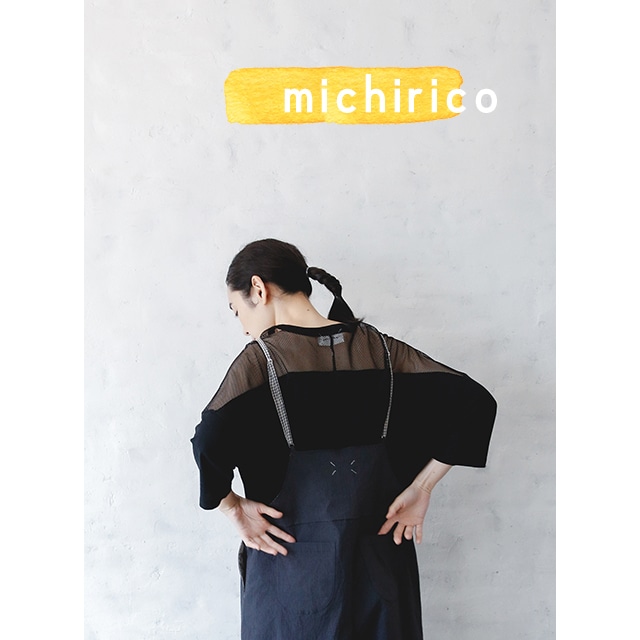 【michirico】MR24SS-05 Switching mesh T