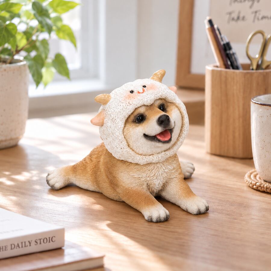 柴犬 未年 オブジェ woobia REH25012