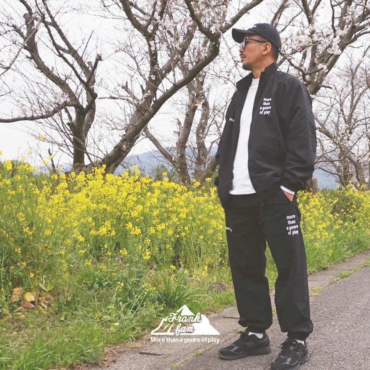 EAZY NYLON JACKET | blk | FRANK FAM