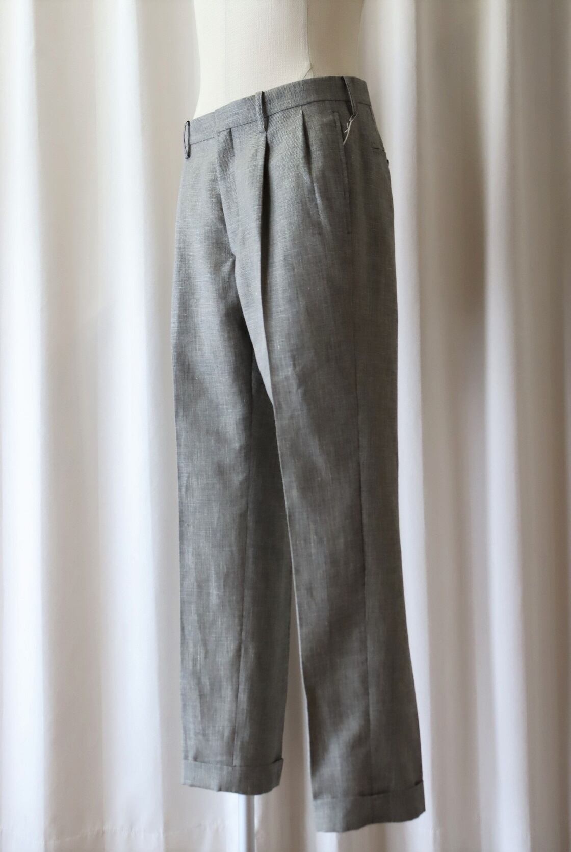 Cale Silk Linen Easy Pantsシルク×リネンイージーパンツ