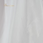 社交ダンス 衣装 スタンダードドレス ワンピース ドレス スタンダード フロート ファー レース ボリューム フリル デモ 競技 ダンス パーティ 発表会 白 紫 豪華 高級感 ホワイト系 パープル系 フェザー 美シルエット 光沢感 エレガント イベント 発表 ロングドレス 専用ドレス コスチューム 競技用ダンス衣装 女性用