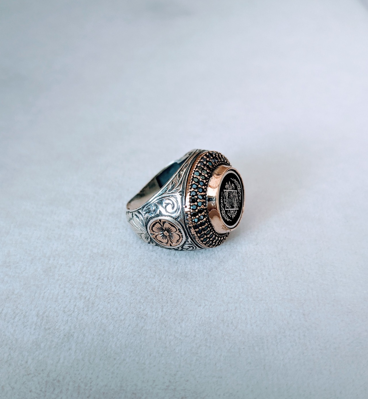 ✱NEW✱トルコ製 ハンドメイドメンズリング シルバー925 (キング  