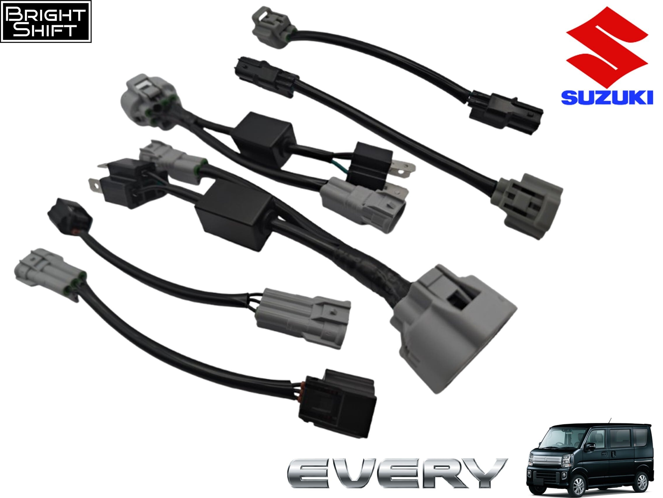 ハイエース　1〜3型【H4ハロゲン】から【純正LED】ライト変換ハーネス ハイエース 1〜3型【H4ハロゲン】から【純正LED】ライト変換ハーネス