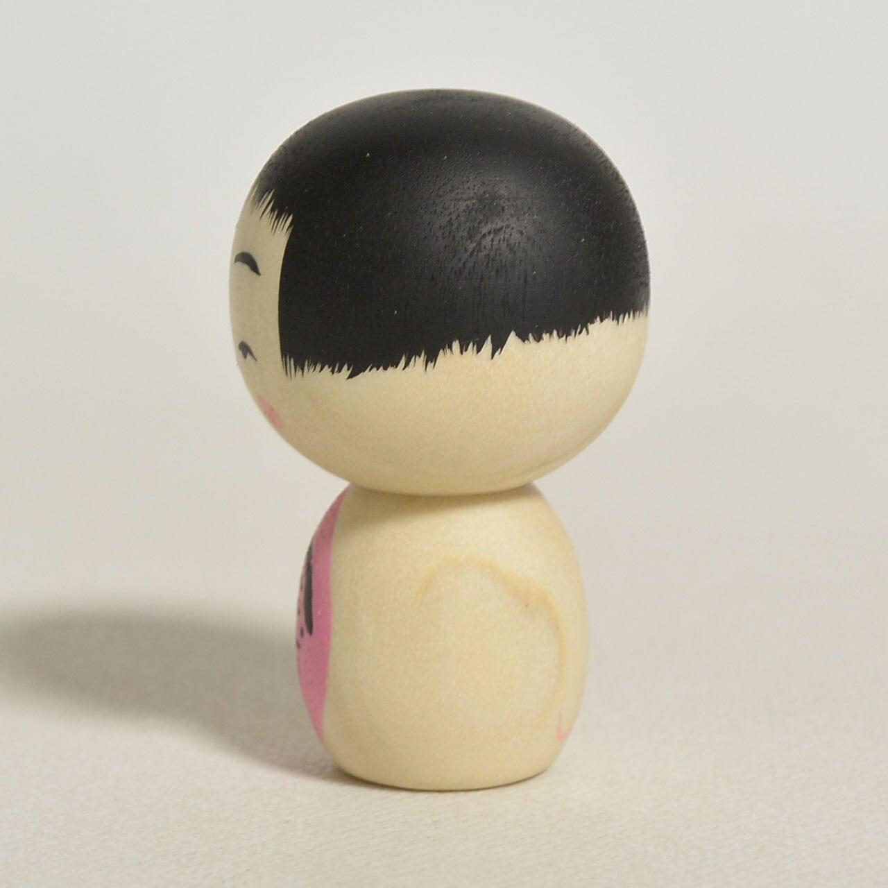 小さな金太郎ちゃんこけし 約1寸 約3.5cm 鈴木明 工人（作並系）#2450