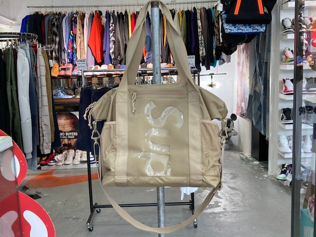 Supreme 21SS ZIP TOTE BAG BEIGE 90KF6426