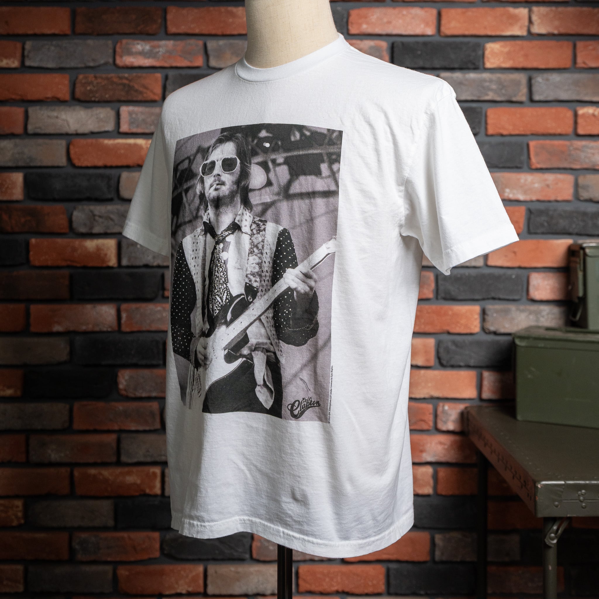 THRIFTY LOOK】ERIC CLAPTON TEE 新品 ユーズド加工 L XL エリック