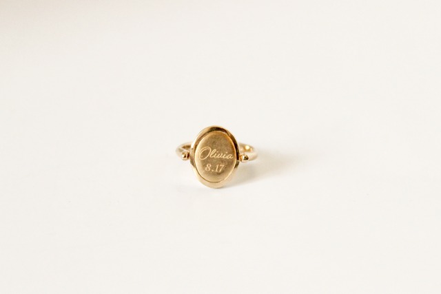 baby ring - classic  (K10,K18 gold)