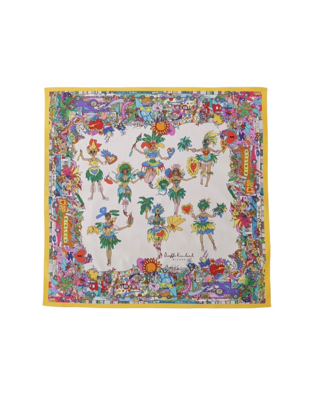 ★Dieffe kinloch handkerchief(carnival dancers)