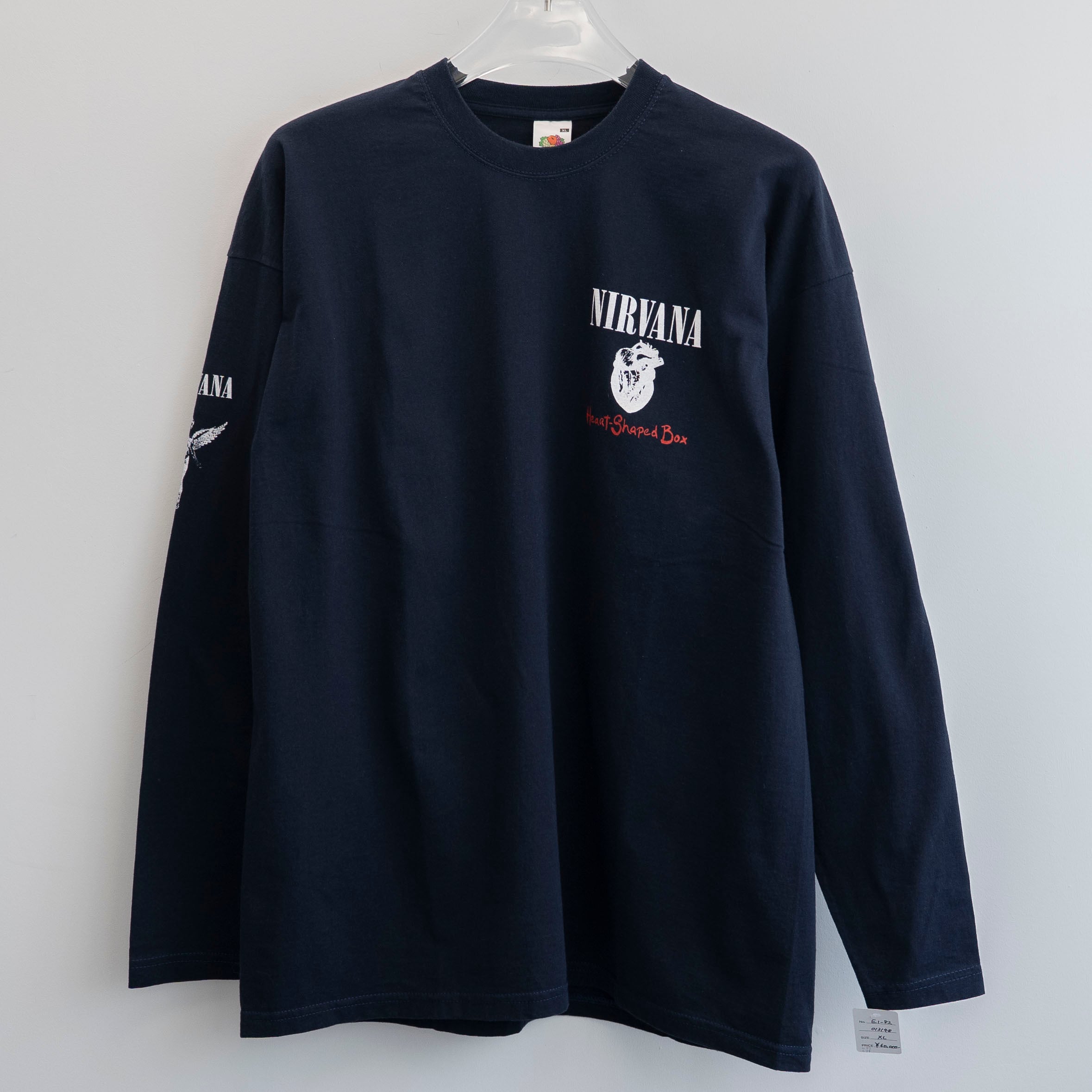 Nirvana " Heart Shaped Box Bootleg L/S " FOTL XL 【E1-82】