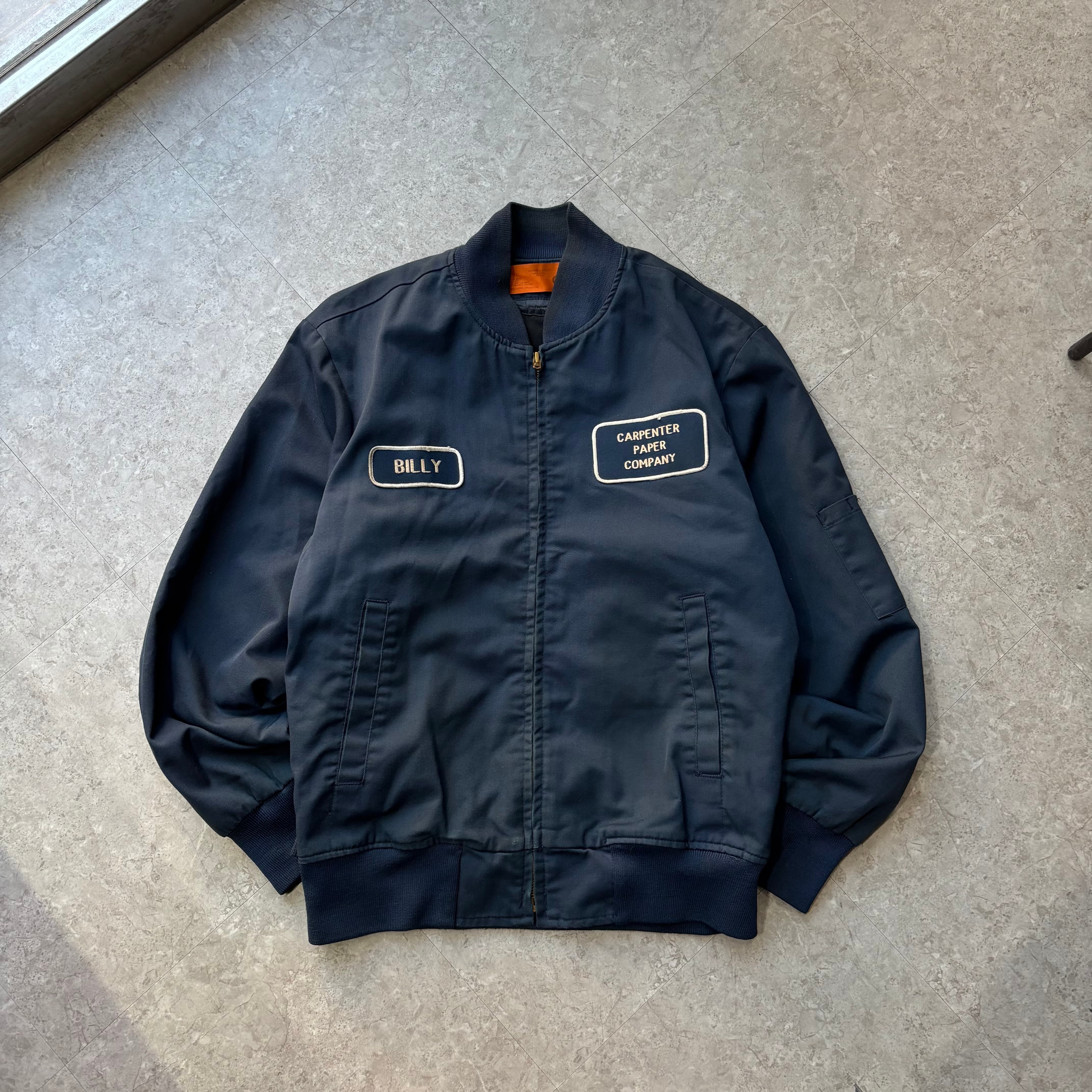 90s CINTAS "MA-1 type" liner quilting work jacket【仙台店】