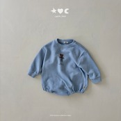 韓国子供服 / LALALAND / 26Autumn / ベベ ベアロンパース / 秋服 / ベビー *6M~18M*