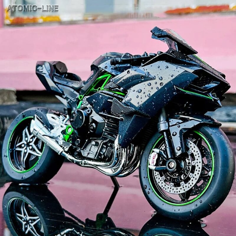 カワサキ H2R ニンジャ 1/9 ミニカー ライト点灯 エンジンサウンド