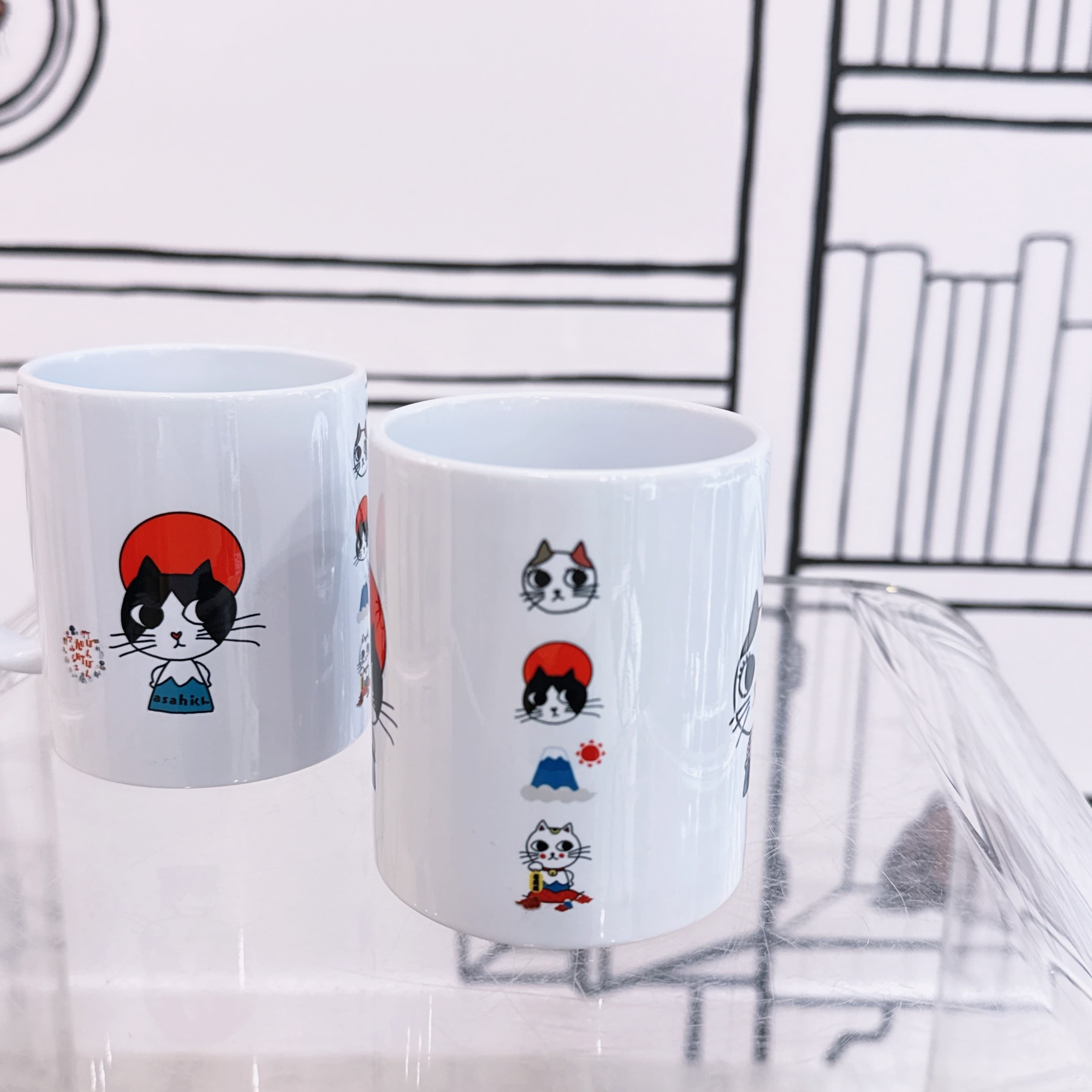 AsahiくんFujikoちゃんマグ