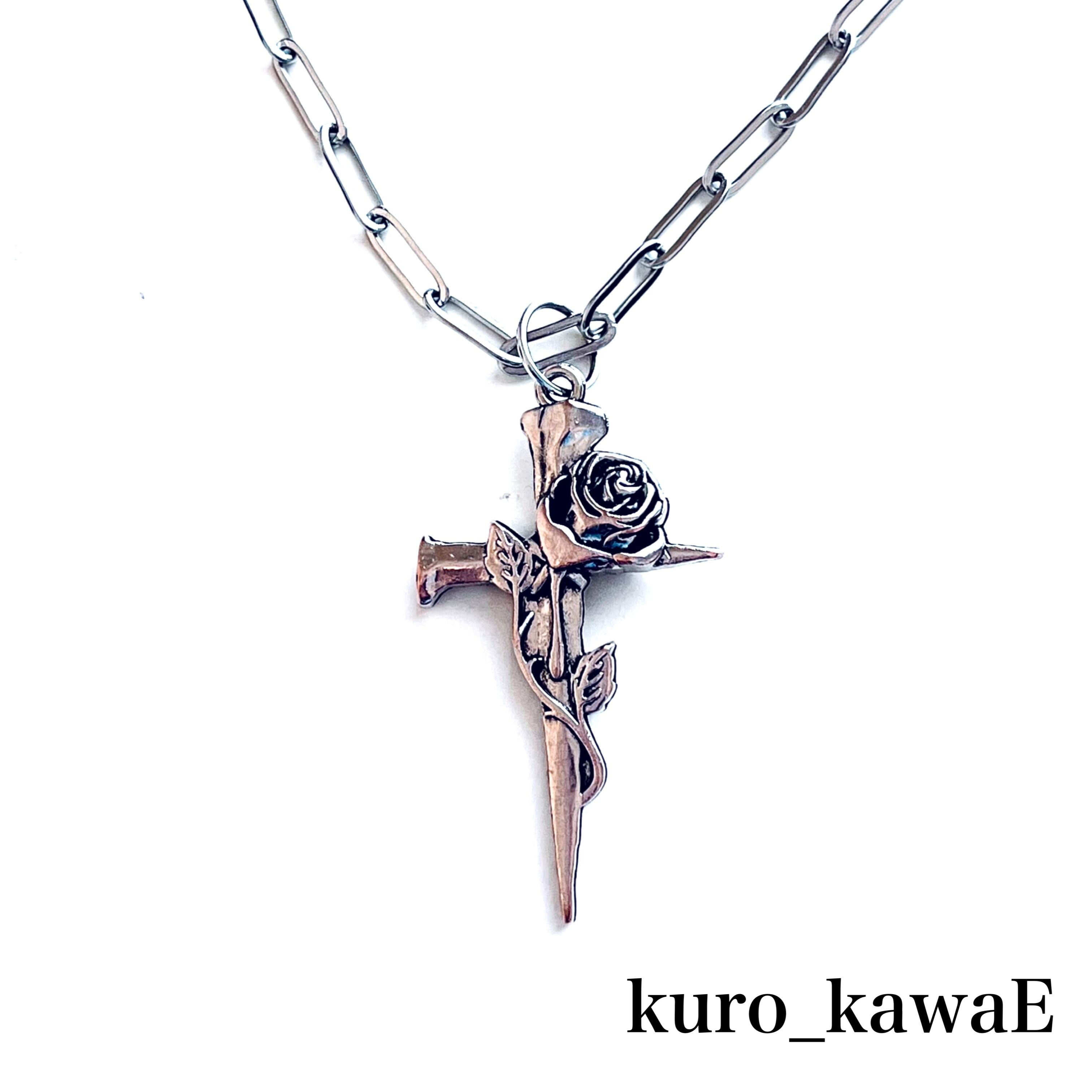 薔薇の呪縛ロザリオ】 ネックレス ゴシック 地雷系 病みかわいい