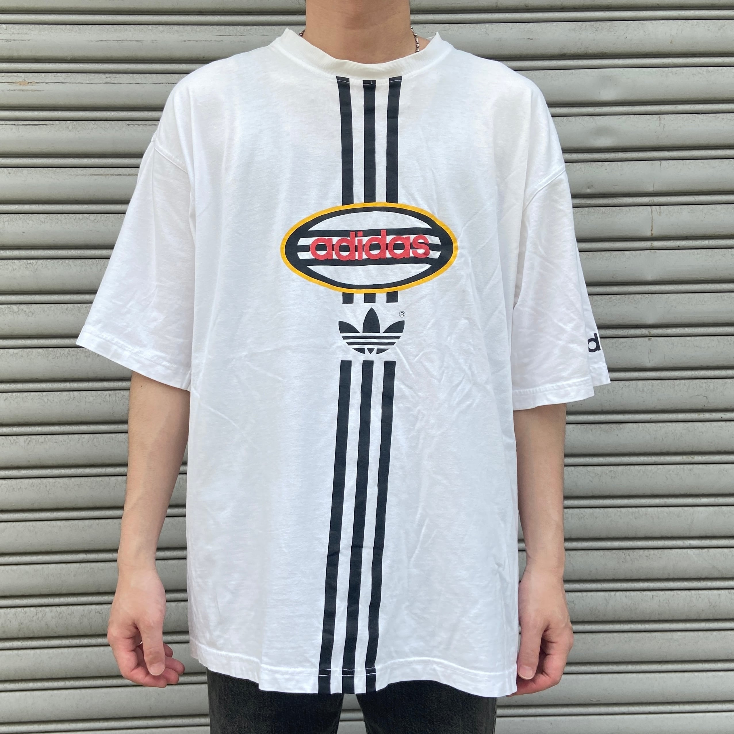 31 アディダスオリジナルス adidas Tシャツ　希少デザイン　トレフォイル