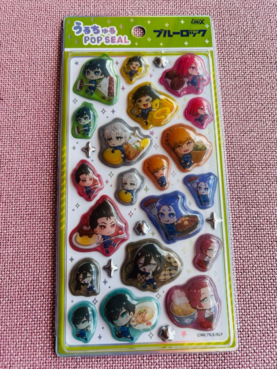 うるちゅる POP SEAL きゃらペコ・ブルーロック X15