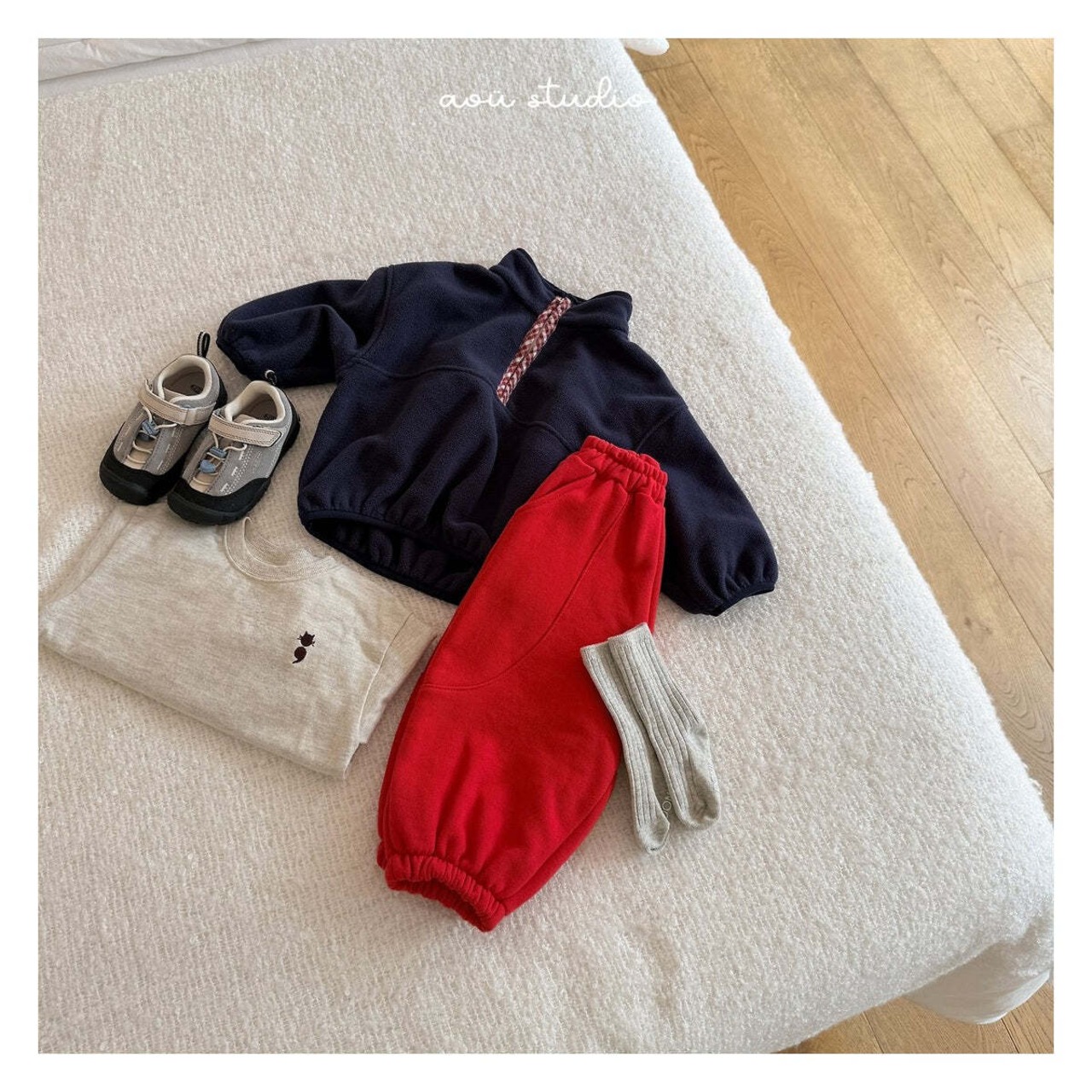 【取寄】aou studio セミTシャツ｜冬服｜韓国子供服