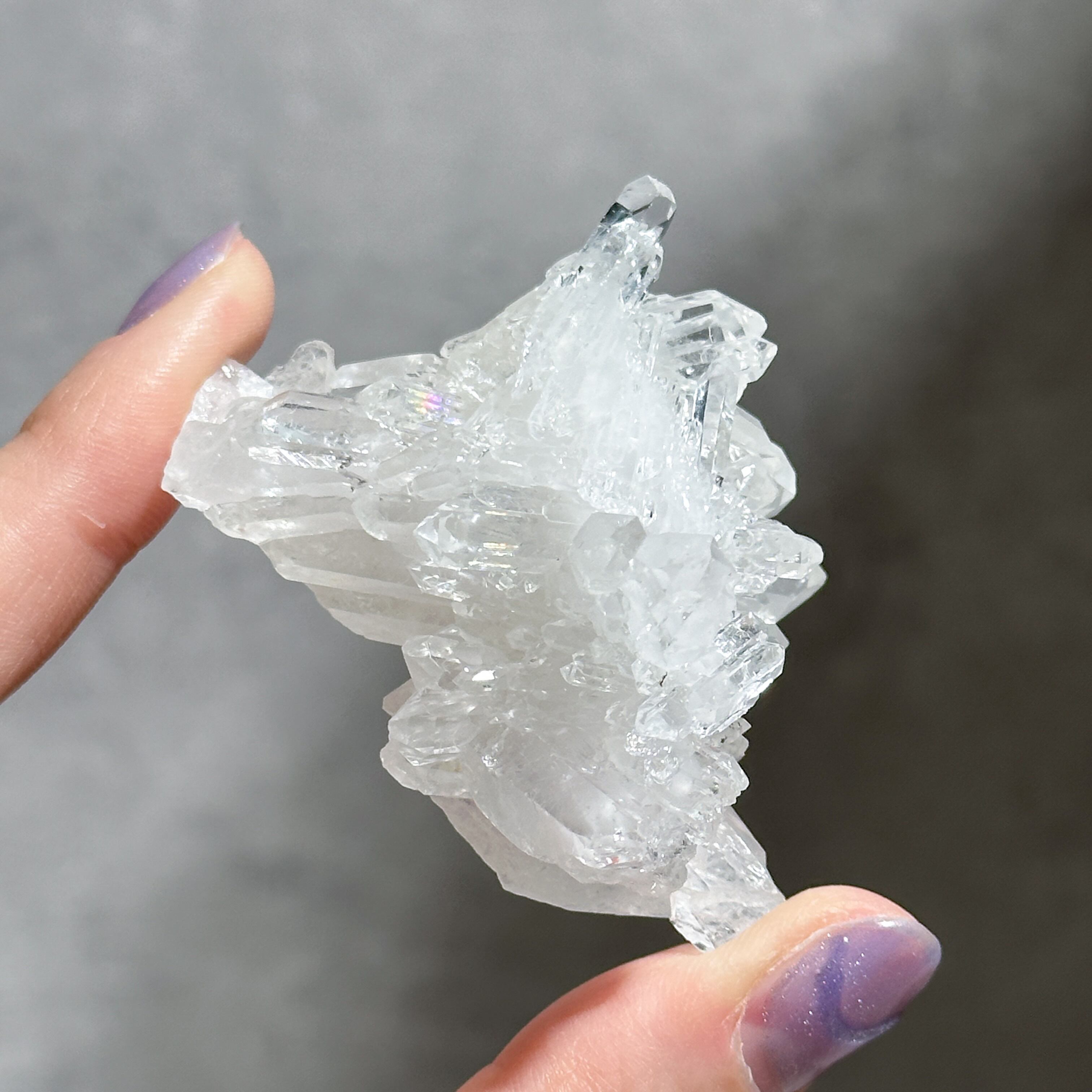 ⭐︎ゼッカ産水晶クリアクォーツ ゼッカ産水晶クリアクォーツ クラスター38◇ Clear Quartz From