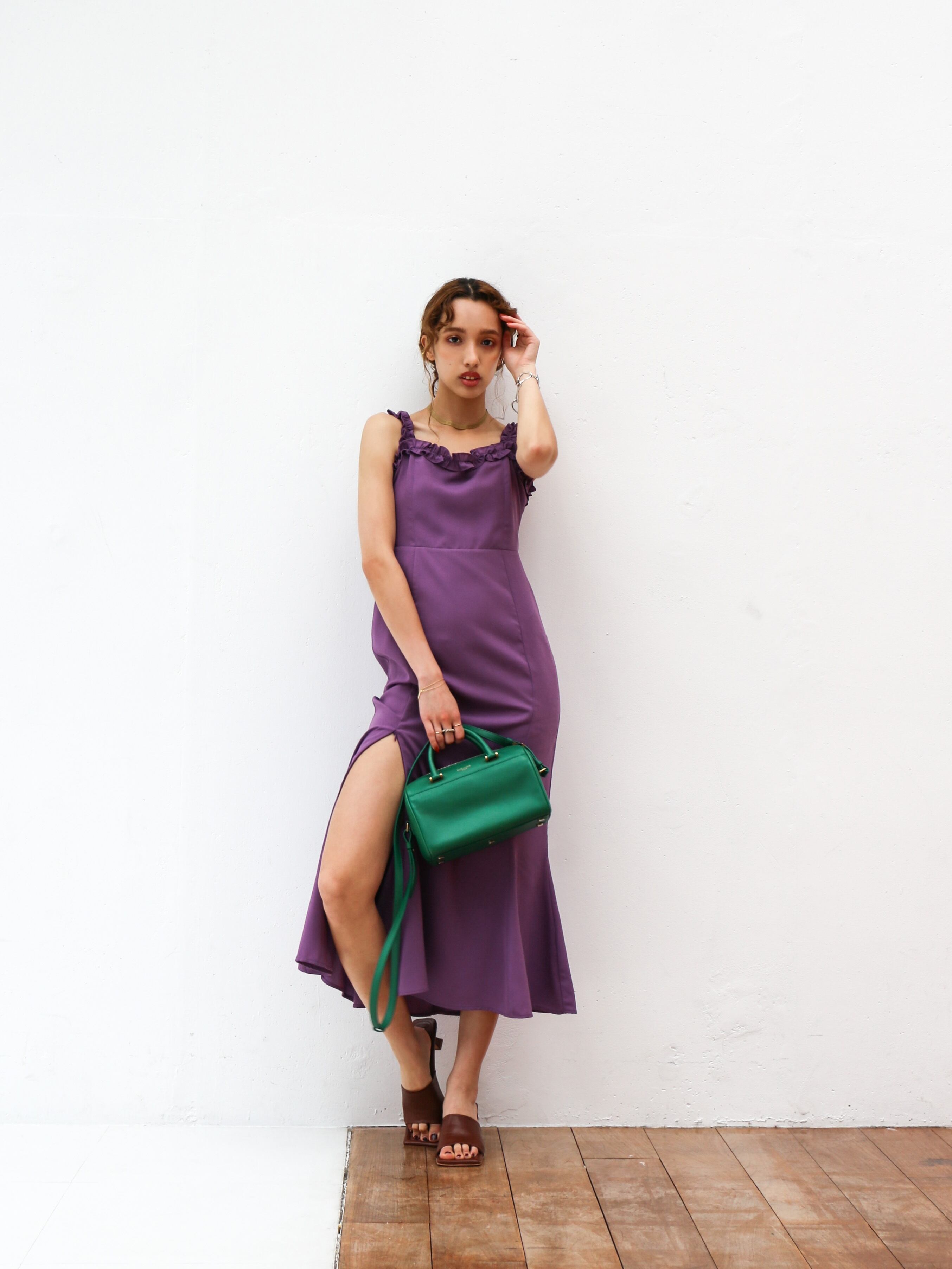 slit mermaid one-piece（purple） | Katrin TOKYO