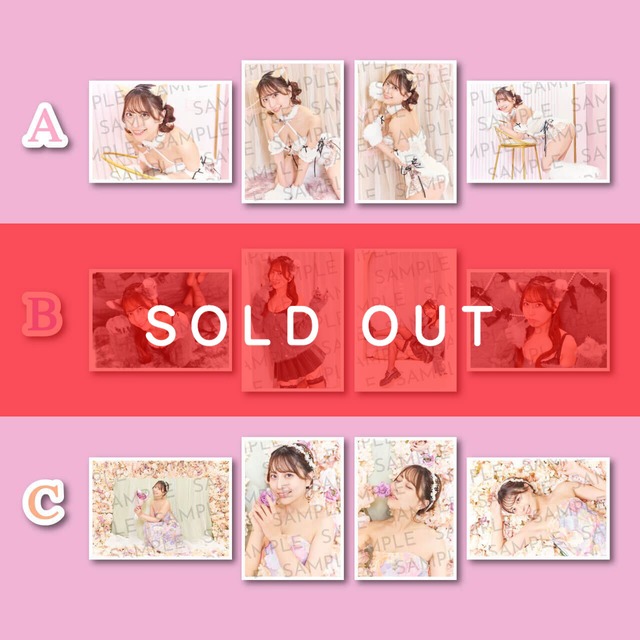 【竹内星菜生誕記念】ブロマイド4種1セット（×3パターン）【ZR0649】