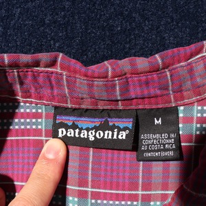 美品 雪無し M 93年 コスタリカ製 Patagonia L/S Flannel Shirt パタゴニア 長袖 チェック ネルシャツ