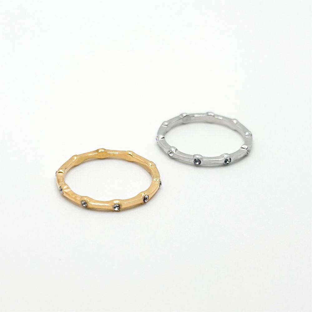 ステンレスセリエストーンリング