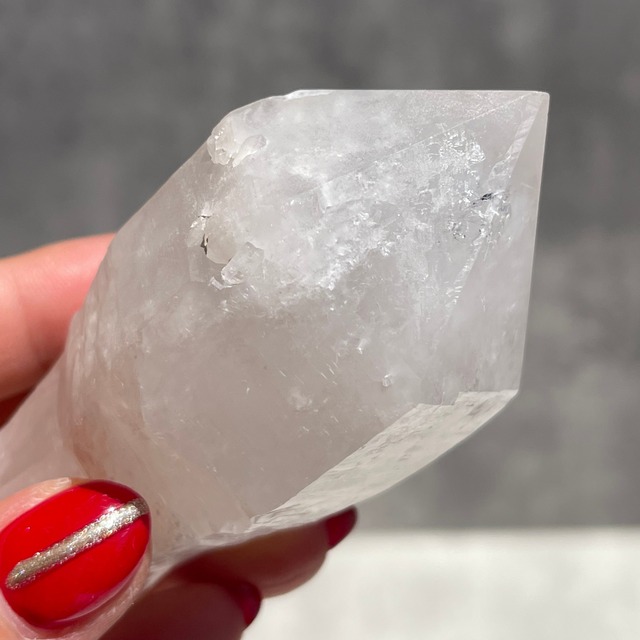 セプター形状【マダガスカル産 クォーツ】③ 水晶（石英）鉱物 天然石 パワーストーン　　