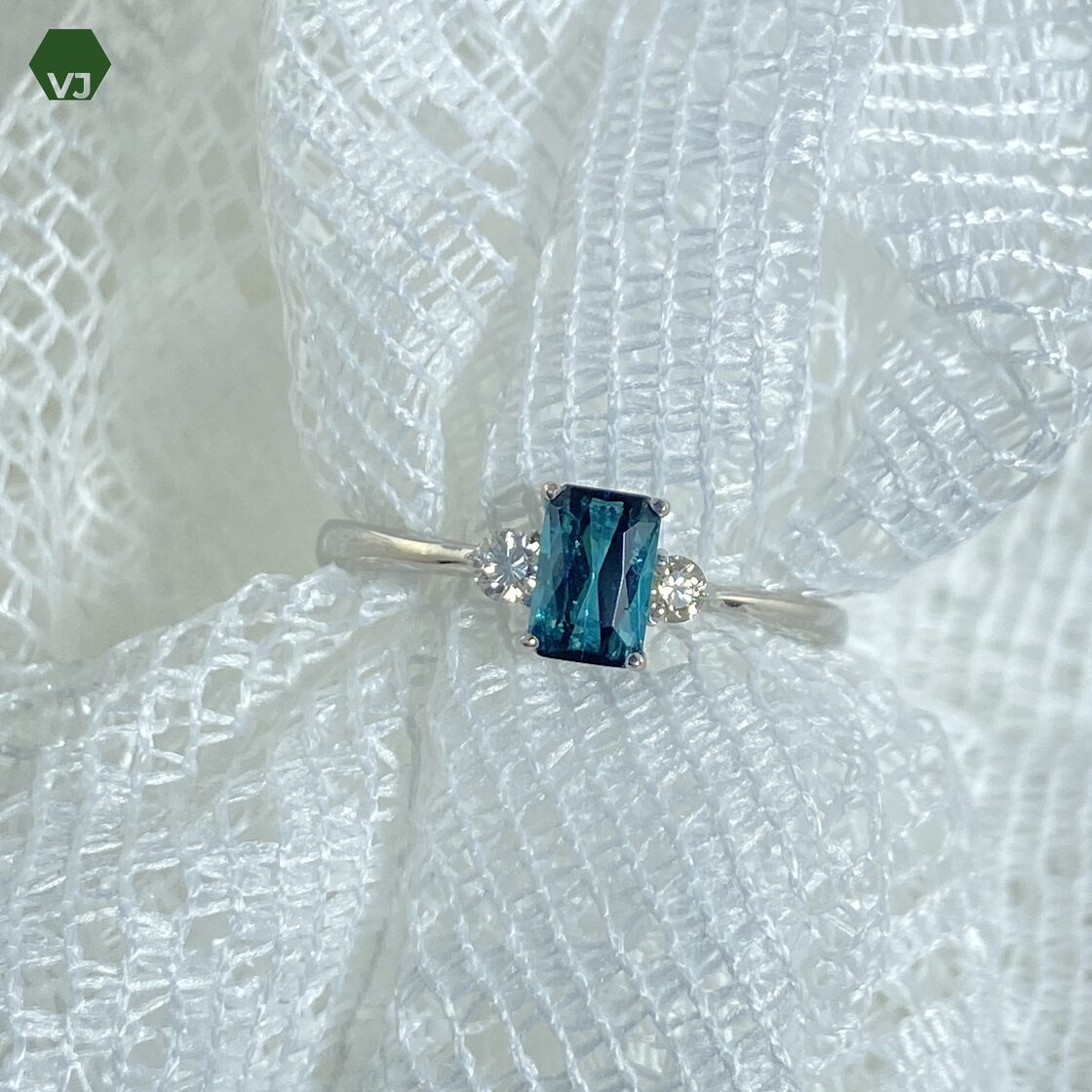 27-02】トルマリンダイヤモンドリング0.691ctD0.1ct - リング・指輪 