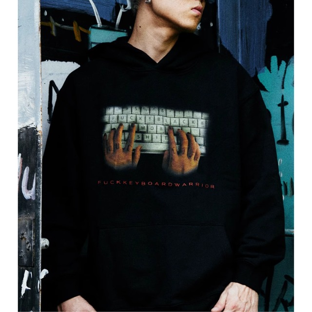 【DRIP3923】B8M Keyboard Print Sweatshirt Hoodie