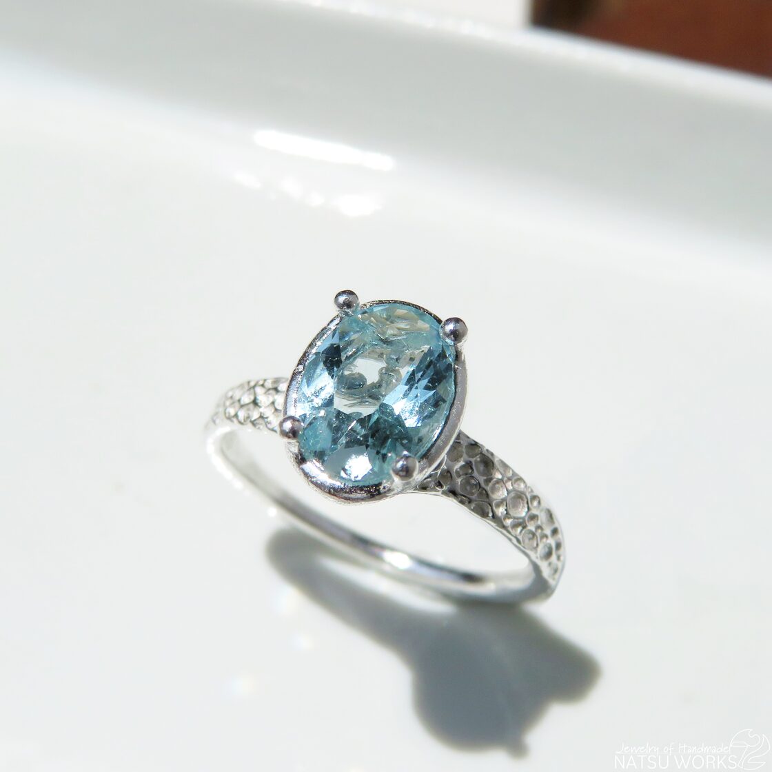 アクアマリン リング / unheated Brazilian Aquamarine Ring | PAY ID