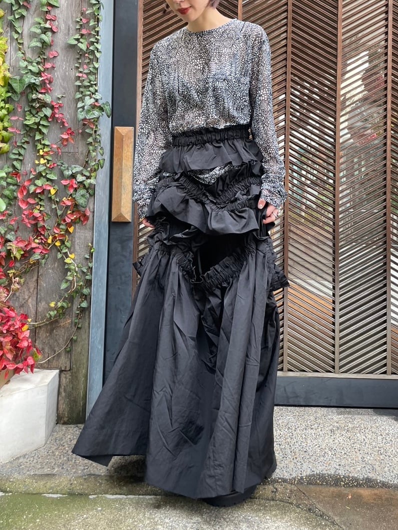 24SS】HOUGA ホウガ / kiki frill dress | TRENTオンラインショップ  