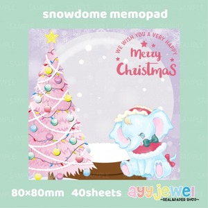 メモパッド 53.snow dome