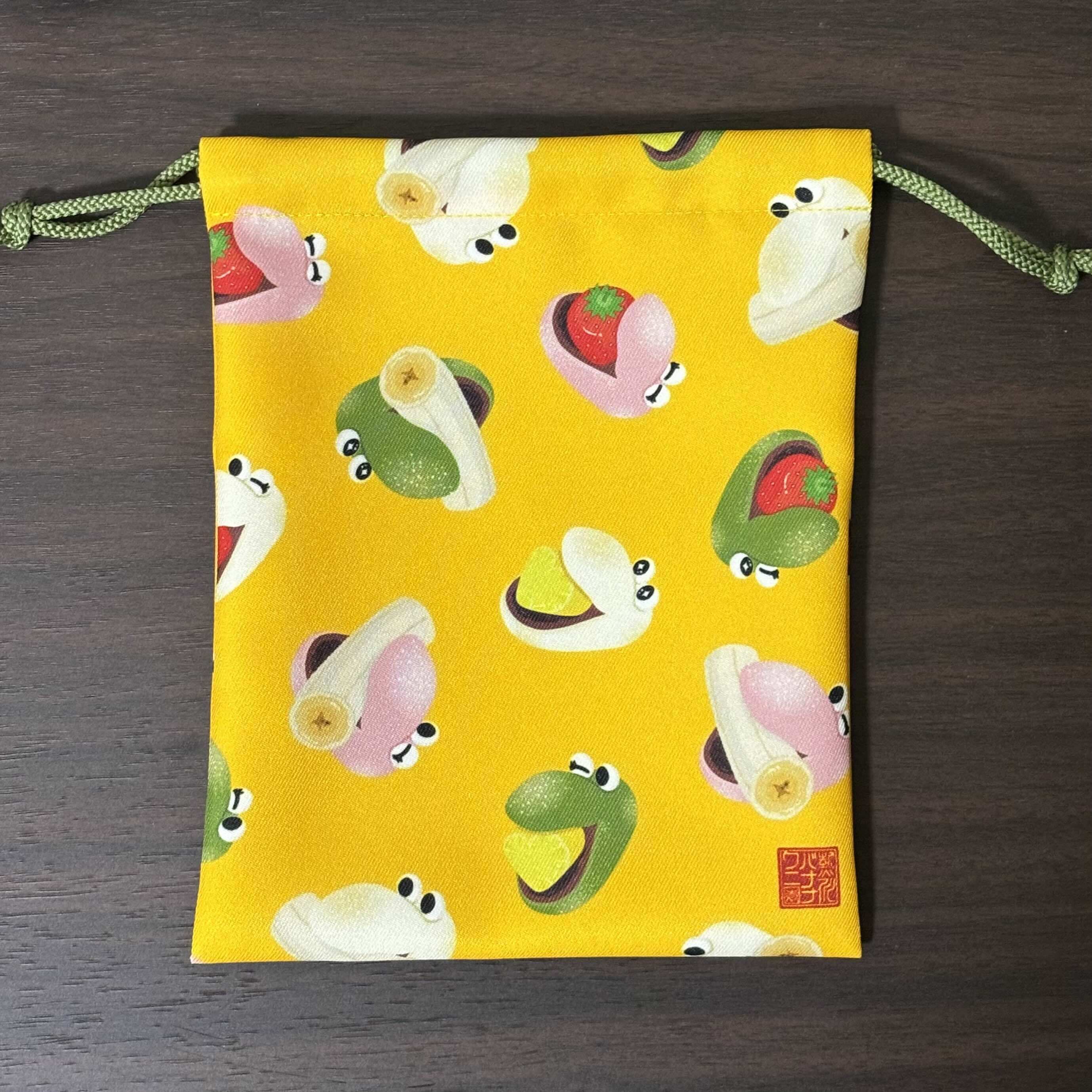 大福ワニ フルカラー巾着 | 熱川バナナワニ園 売店