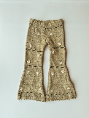 《ラスト1点》Nothing but Amor / Daisies All Over Crochet Pants