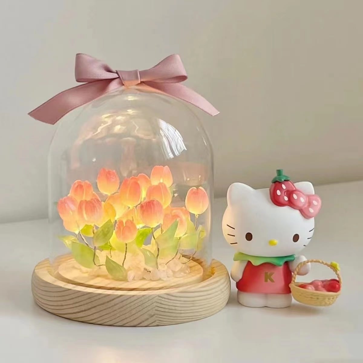 【LIGHT】チューリップ柄ランプ ライト