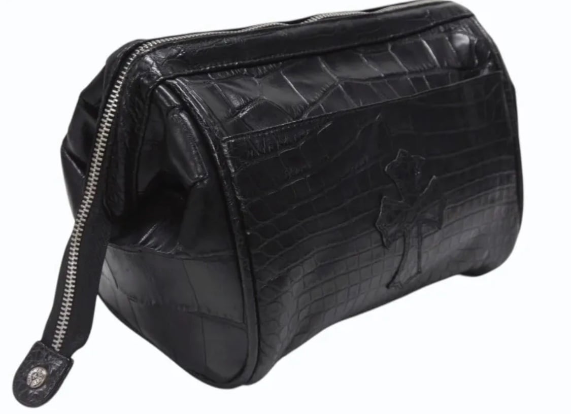 CHROME HEARTS クロムハーツ スクロールラベル クロスパッチ ダガー
