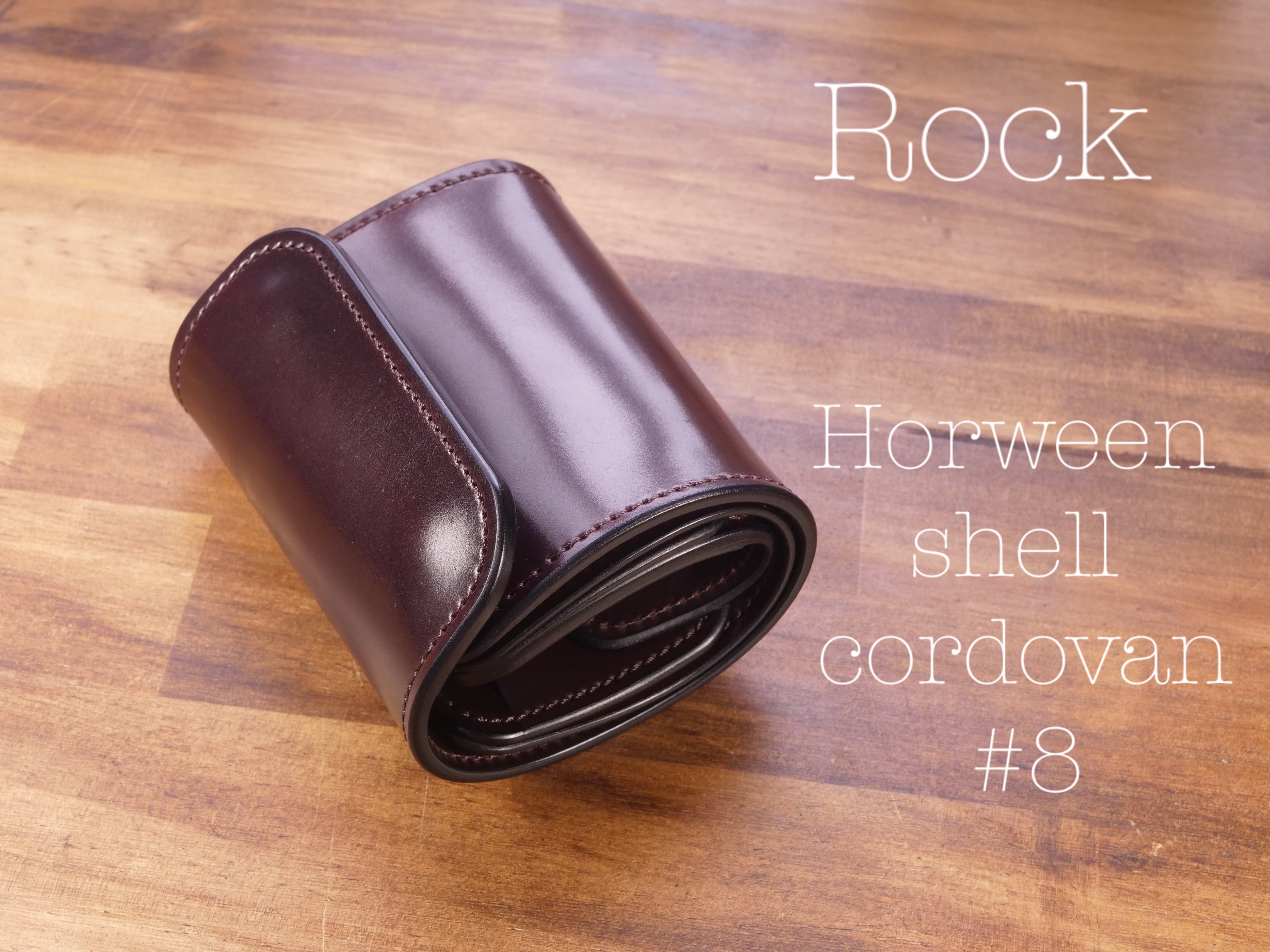 ロブスタレザー　ドラム Drum（ドラム）/ Horween shell cordovan Black | robusta leather