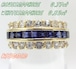 【超美品】サファイアコンビ　デザインリング　0.77ct　0.83ct　～【Good Condition】Sapphire combination design ring 0.77ct 0.83ct～