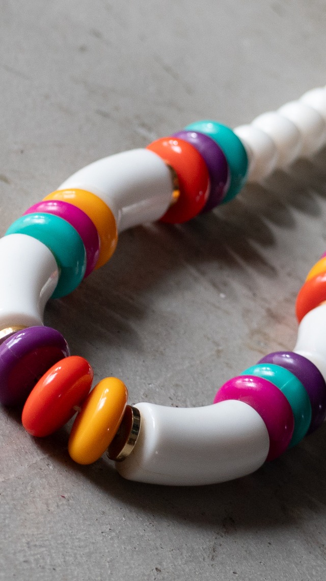unknown used Multi chunky necklace