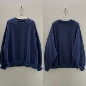 ボリュームシルエットスウェットPO/ブルー