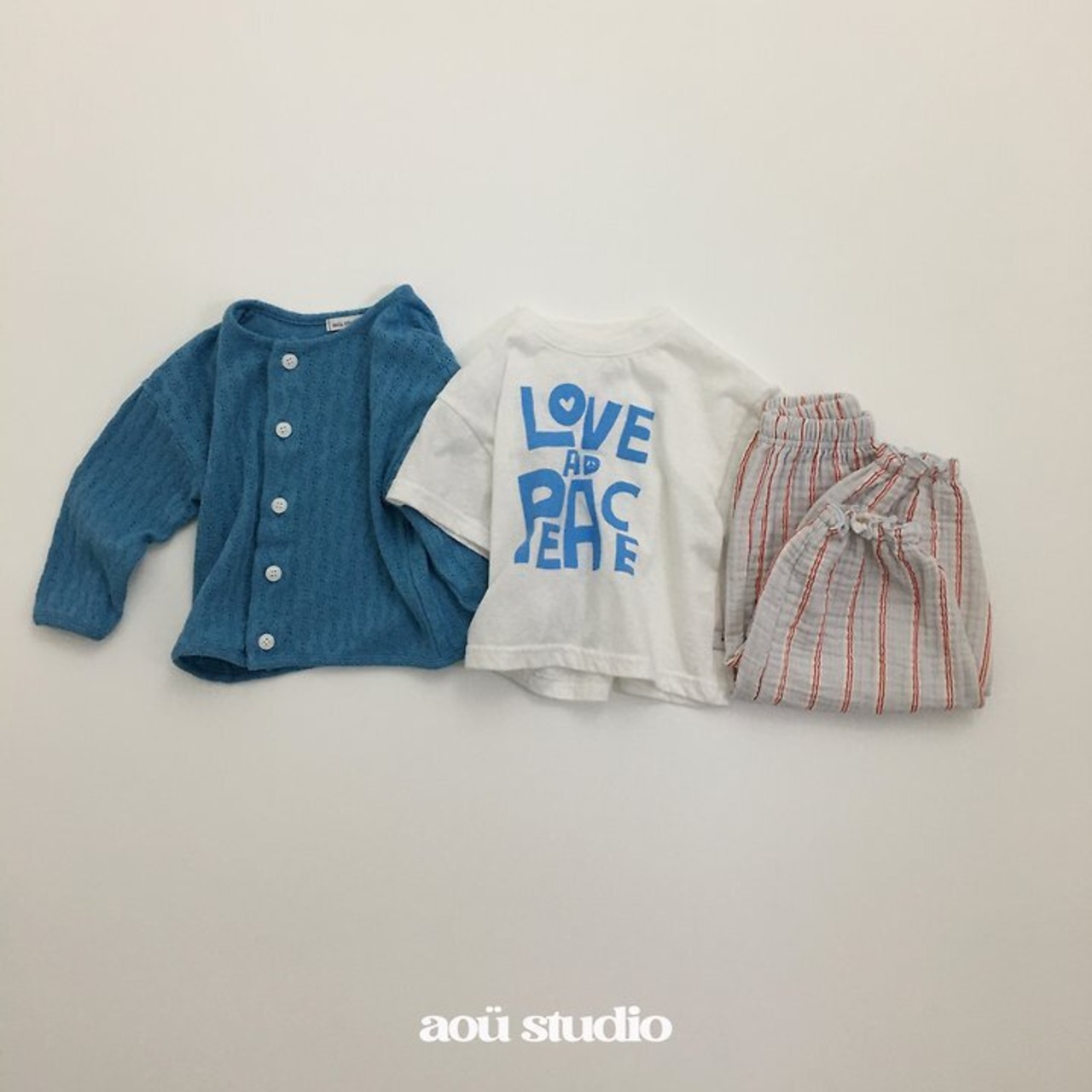 【取寄/韓国直送】aou studio 26/SM ピュアカーディガン｜夏服｜韓国子供服