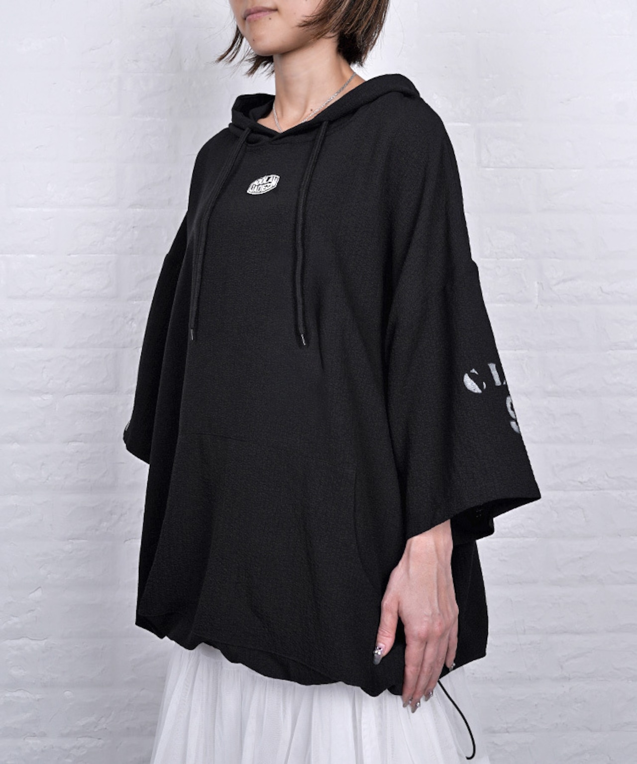 【直営限定ITEM】ソフトシアサッカーフーディー (BLACK) CQ-49002H