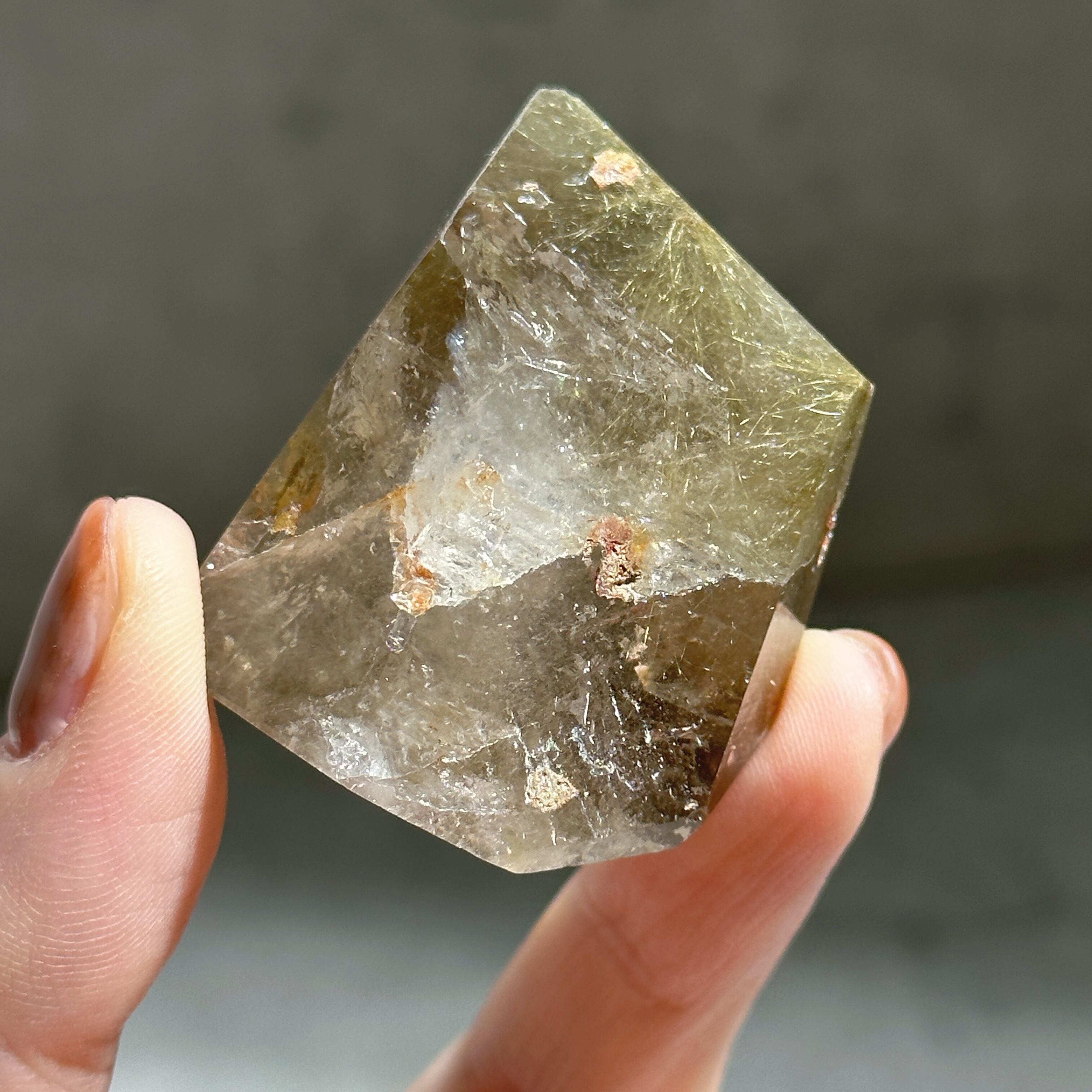 ルチルインクォーツ フリーフォーム22◇ Rutile in Quartz◇天然石