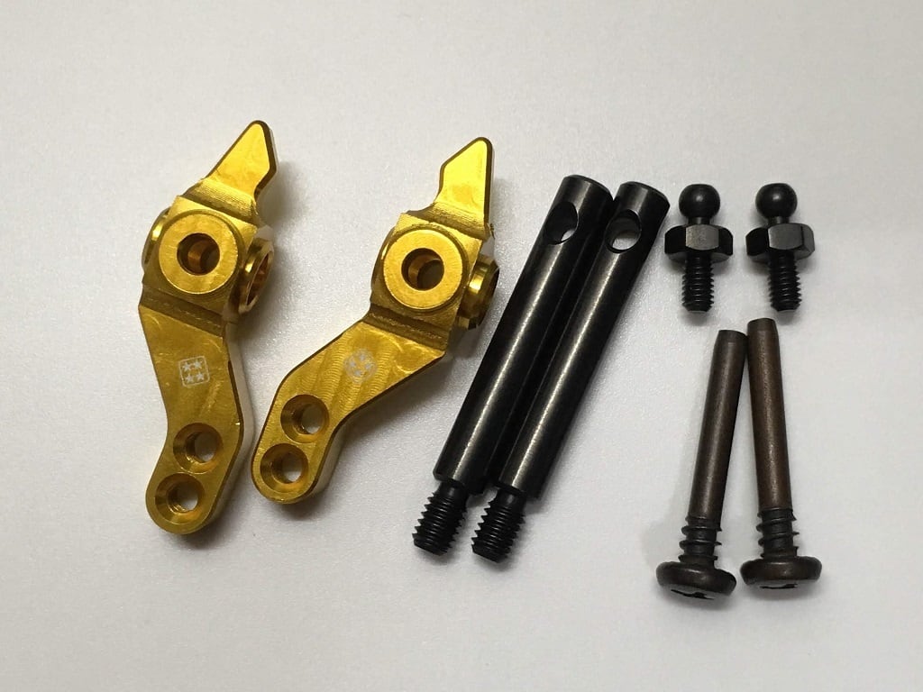 t4works】アルミCNC強化アルミアップライト LONGシャフト 専用