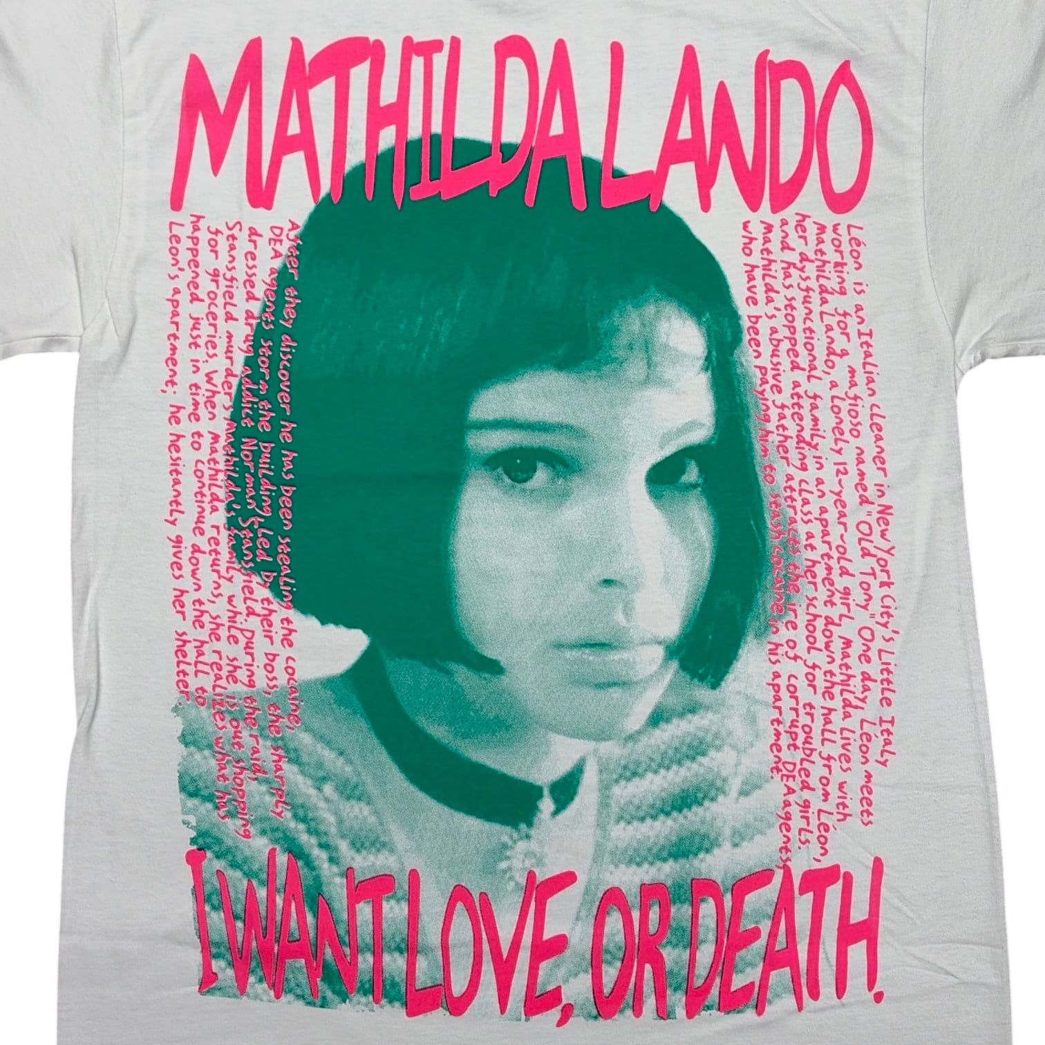 シカリオカルテル】SICARIOCARTEL MATILDA BUILD S/S TEE WHITE×GREEN